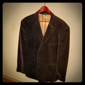 Alfani mens’ brown corduroy sport coat, 46R